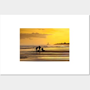 Fishermen at daybreak Posters and Art